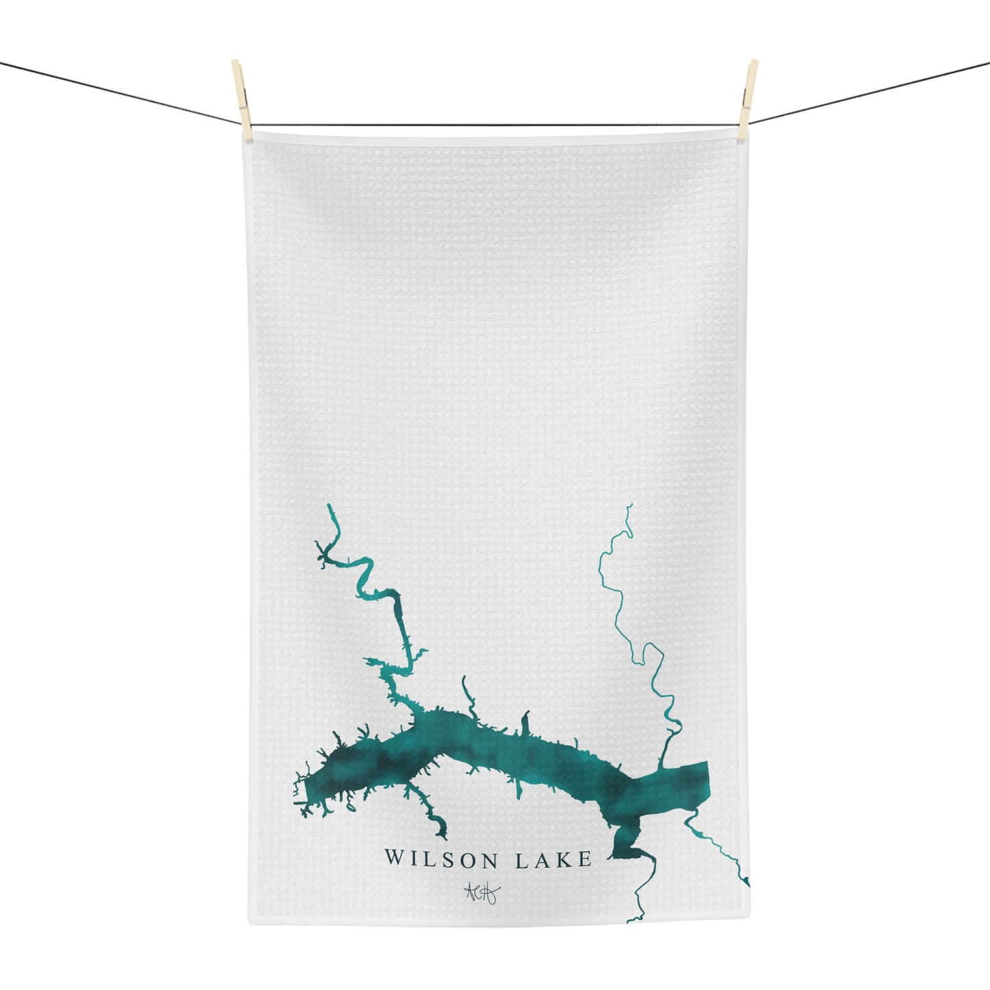 Wilson Lake Tea Towel